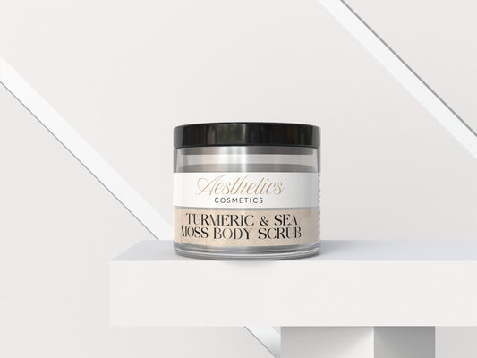 turmeric and sea moss body scrub